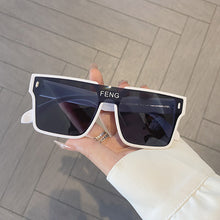 Load image into Gallery viewer, Fashion Oversized Square One-piece Sunglasses Women Retro Mirror Lens Eyewear Shades UV400 Men Punk Sun Glasses
