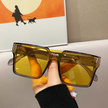 Load image into Gallery viewer, Fashion Oversized Square One-piece Sunglasses Women Retro Mirror Lens Eyewear Shades UV400 Men Punk Sun Glasses
