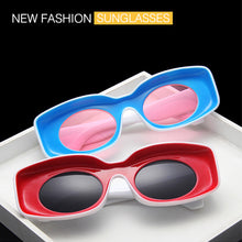 Load image into Gallery viewer, Women/Men Rectangle Oversized Sunglasses Eyewear Punk Glasses
