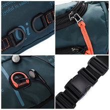 Load image into Gallery viewer, Unisex Waterproof Nylon Belt Fanny Pack Shoulder Messenger Bag Large Capacity Travel Pouch Sling Chest Waist Bags
