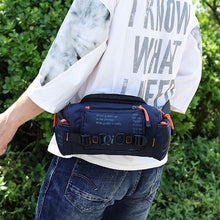 Load image into Gallery viewer, Unisex Waterproof Nylon Belt Fanny Pack Shoulder Messenger Bag Large Capacity Travel Pouch Sling Chest Waist Bags
