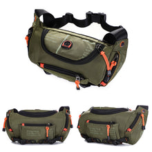 Load image into Gallery viewer, Unisex Waterproof Nylon Belt Fanny Pack Shoulder Messenger Bag Large Capacity Travel Pouch Sling Chest Waist Bags
