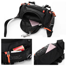 Load image into Gallery viewer, Unisex Waterproof Nylon Belt Fanny Pack Shoulder Messenger Bag Large Capacity Travel Pouch Sling Chest Waist Bags
