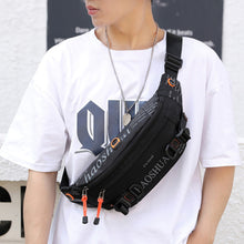 Load image into Gallery viewer, Unisex Waterproof Nylon Belt Fanny Pack Shoulder Messenger Bag Large Capacity Travel Pouch Sling Chest Waist Bags
