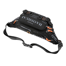 Load image into Gallery viewer, Unisex Waterproof Nylon Belt Fanny Pack Shoulder Messenger Bag Large Capacity Travel Pouch Sling Chest Waist Bags
