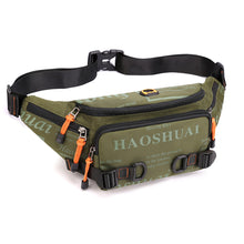 Load image into Gallery viewer, Unisex Waterproof Nylon Belt Fanny Pack Shoulder Messenger Bag Large Capacity Travel Pouch Sling Chest Waist Bags
