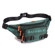 Load image into Gallery viewer, Unisex Waterproof Nylon Belt Fanny Pack Shoulder Messenger Bag Large Capacity Travel Pouch Sling Chest Waist Bags
