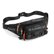 Load image into Gallery viewer, Unisex Waterproof Nylon Belt Fanny Pack Shoulder Messenger Bag Large Capacity Travel Pouch Sling Chest Waist Bags
