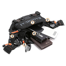 Load image into Gallery viewer, Unisex Waterproof Nylon Belt Fanny Pack Shoulder Messenger Bag Large Capacity Travel Pouch Sling Chest Waist Bags
