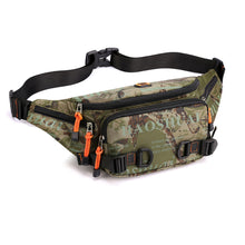 Load image into Gallery viewer, Unisex Waterproof Nylon Belt Fanny Pack Shoulder Messenger Bag Large Capacity Travel Pouch Sling Chest Waist Bags
