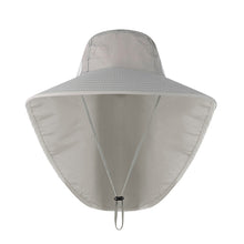 Load image into Gallery viewer, UPF40+ Fisherman Fishing Hat Sunshade Nylon Widen Brim Quick Dry Breathable Sun Shield Cycling Climbing Running Hats
