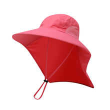 Load image into Gallery viewer, UPF40+ Fisherman Fishing Hat Sunshade Nylon Widen Brim Quick Dry Breathable Sun Shield Cycling Climbing Running Hats

