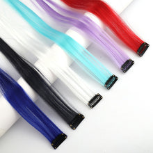 Load image into Gallery viewer, Colorful Wig Patches Hair Extensions Seamless Highlights Colored One Clip Ear Dye Gradient Wig Patches
