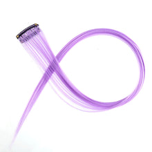 Load image into Gallery viewer, Colorful Wig Patches Hair Extensions Seamless Highlights Colored One Clip Ear Dye Gradient Wig Patches
