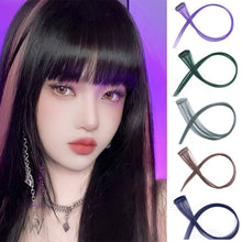 Load image into Gallery viewer, Colorful Wig Patches Hair Extensions Seamless Highlights Colored One Clip Ear Dye Gradient Wig Patches
