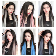 Load image into Gallery viewer, Colorful Wig Patches Hair Extensions Seamless Highlights Colored One Clip Ear Dye Gradient Wig Patches
