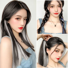 Load image into Gallery viewer, Colorful Wig Patches Hair Extensions Seamless Highlights Colored One Clip Ear Dye Gradient Wig Patches
