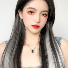 Load image into Gallery viewer, Colorful Wig Patches Hair Extensions Seamless Highlights Colored One Clip Ear Dye Gradient Wig Patches
