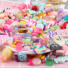 Load image into Gallery viewer, Colorful Resin Candy Accessories DIY Cute Mobile Phone Case Lollipop Diy Material Bag
