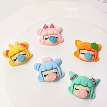 Load image into Gallery viewer, Cute Little Girl Manual DIY Blowing Bubble Resin Jewelry DIY Phone Case Hair Clip Accessories
