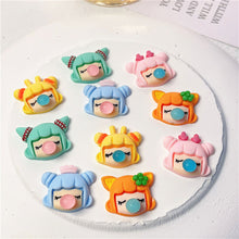 Load image into Gallery viewer, Cute Little Girl Manual DIY Blowing Bubble Resin Jewelry DIY Phone Case Hair Clip Accessories
