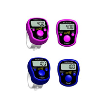 Load image into Gallery viewer, Portable Ring Type Luminous Finger Counter LED Display Prayer Times Light Full Hundred Sound Counter
