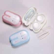 Load image into Gallery viewer, Contact Lens Case Dual Box Compact and Portable Beautiful Pupil Box Contact Lens Care Box
