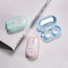 Load image into Gallery viewer, Contact Lens Case Dual Box Compact and Portable Beautiful Pupil Box Contact Lens Care Box
