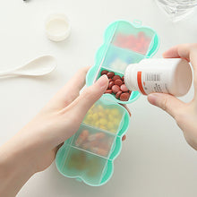 Load image into Gallery viewer, 6 Grid Waterproof Sealed Portable Medicine Box Transparent Medicine Multi-functional Subpackage Medicine Box Storage Box
