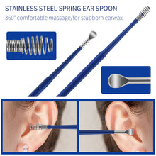 Load image into Gallery viewer, Spiral Cleaning Ear Spoon Large Chunks of Earwax 360 ° Cleaning of The External Auditory Canal Spoon Care Ear Clean Tool Earpick
