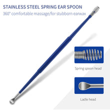 Load image into Gallery viewer, Spiral Cleaning Ear Spoon Large Chunks of Earwax 360 ° Cleaning of The External Auditory Canal Spoon Care Ear Clean Tool Earpick
