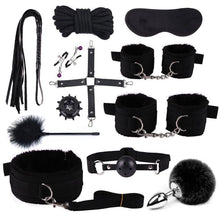 Load image into Gallery viewer, 12pcs Nylon Ribbon Plush Couple Binding Whip Whip Fun Toys Bondage Restraint Sex Toys Couples Games
