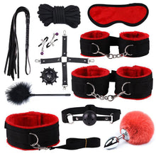 Load image into Gallery viewer, 12pcs Nylon Ribbon Plush Couple Binding Whip Whip Fun Toys Bondage Restraint Sex Toys Couples Games
