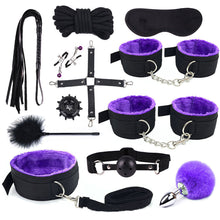 Load image into Gallery viewer, 12pcs Nylon Ribbon Plush Couple Binding Whip Whip Fun Toys Bondage Restraint Sex Toys Couples Games
