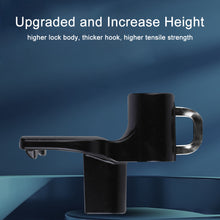 Load image into Gallery viewer, Universal Metal Motorcycle Helmet Lock Bike Handlebar Helmet Anti-theft Safety Lock Accessories wih Hooks Two Keys and Pipe Clamp
