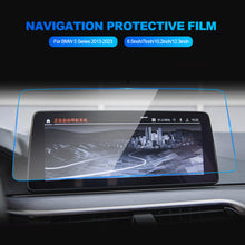 Load image into Gallery viewer, 6.5inch/7inch/10.2inch/12.3inch Car GPS Navigation High-definition Tempered Screen Dashboard Display Instrument Protector Cover Interior Protective Film Accessories For BMW 5 Series 2013-2023
