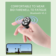 Load image into Gallery viewer, 2-In-1 Bluetooth Bracket With Digital Display Ring Remote Control With Warehouse Remote Control Bluetooth Controller Page Turner
