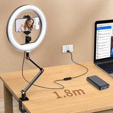 Load image into Gallery viewer, Desktop Overlook Bracket Ring Fill Light Douyin Kuaishou Video Photography Mobile Live Live Photo Lighting
