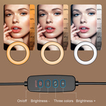 Load image into Gallery viewer, Desktop Overlook Bracket Ring Fill Light Douyin Kuaishou Video Photography Mobile Live Live Photo Lighting
