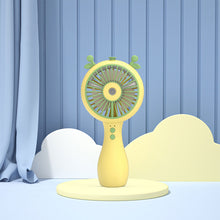 Load image into Gallery viewer, Handheld Mini Fan USB Charging Fan with Air Humidifier Conditioner 2 Speeds Adujustable Summer Cooling Fan for Camping Outdoor
