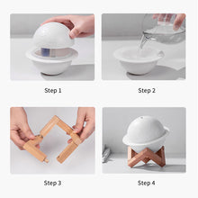 Load image into Gallery viewer, 880ml 3D Moon Lamp Air Humidifier 3 Colors Moon Night Light Humidifier LED Dimmable USB Humidificador Mist Maker
