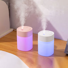 Load image into Gallery viewer, 200ml Mini Air Humidifier with Night Light Essential Oil Diffuser USB Mist Maker Car Air Freshener for Bedroom Office
