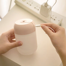 Load image into Gallery viewer, 300ml Chic Mini Air Humidifier with Night Light Essential Oil Diffuser USB Mist Maker Car Air Freshener for Bedroom Office
