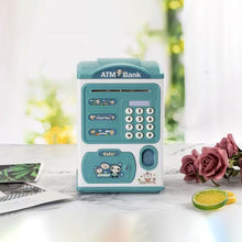 Load image into Gallery viewer, Kids Electronic Piggy Bank ATM Saving Money Jar Safe Toys Girls Pot Machine Boys Box Password Coin Electronics Mini Digital Cash
