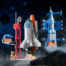 Load image into Gallery viewer, Space Rockets Building Blocks Kit Compatible with Lego Bricks Classic Model For Children Adults Toys
