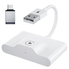 Load image into Gallery viewer, Wireless CarPlay Adapter for lPhone Wireless Auto Car Adapter,Apple Wireless Carplay Dongle,Plug Play 5GHz WiFi Online Update
