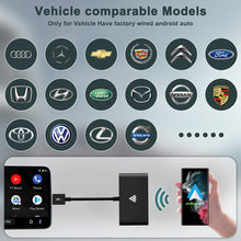 Load image into Gallery viewer, Wireless CarPlay Adapter For Wired To Wireless Andriod Auto Dongle BT5.0 2.4G&amp;5G WiFi with USB C OTG Converter for Android
