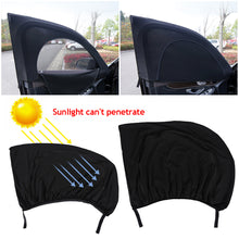 Load image into Gallery viewer, 2Pcs Car Window Shade Side Window Sun Shade Breathable Anti-mosquito Mesh With Zipper Car Window Screen Covers for Universal Vehicle

