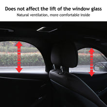 Load image into Gallery viewer, 2Pcs Car Window Shade Side Window Sun Shade Breathable Anti-mosquito Mesh With Zipper Car Window Screen Covers for Universal Vehicle
