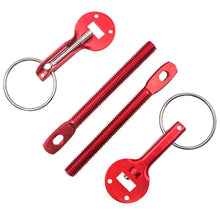 Load image into Gallery viewer, Universal Aluminum Alloy Car Mount Hood Pin Bonnet Lock Kit Car Styling Tunning Lock Kit Down Hood Lock Latch Pins Car Accessaries
